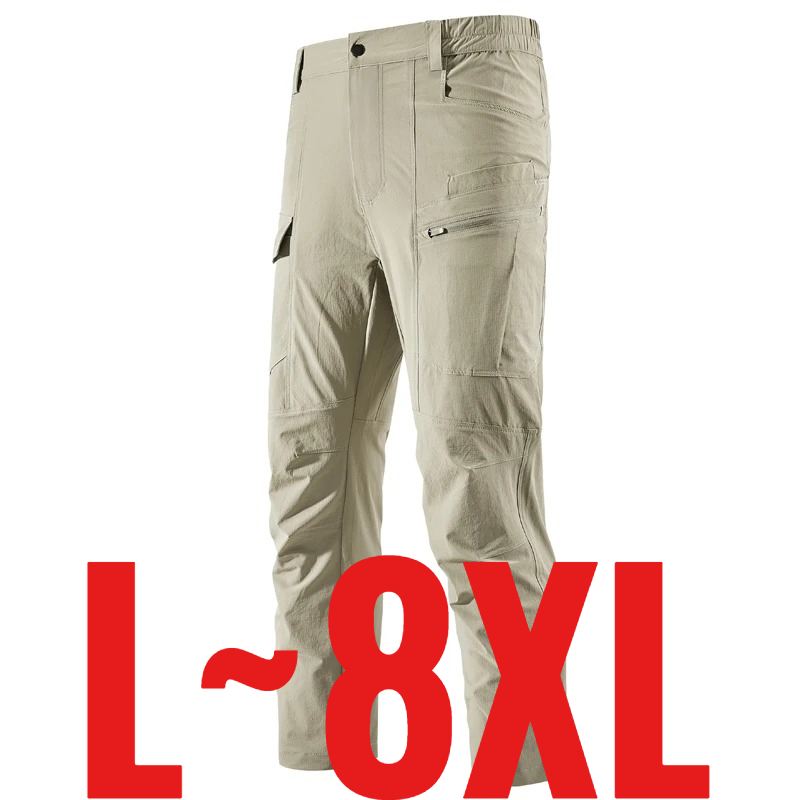 Fishing Pants Waterproof - Artı Boyutu 8XL erkek Rahat Pantolon