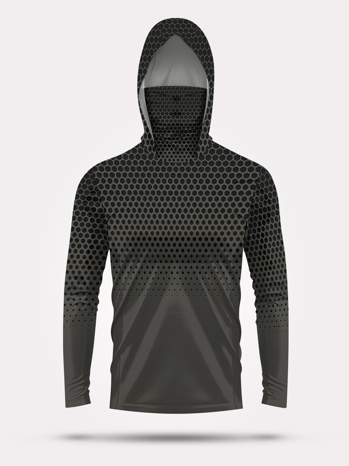 Fishing Shirt Uv Protection - Erkek Kapüşonlu Balıkçı Gömleği Uzun Kollu