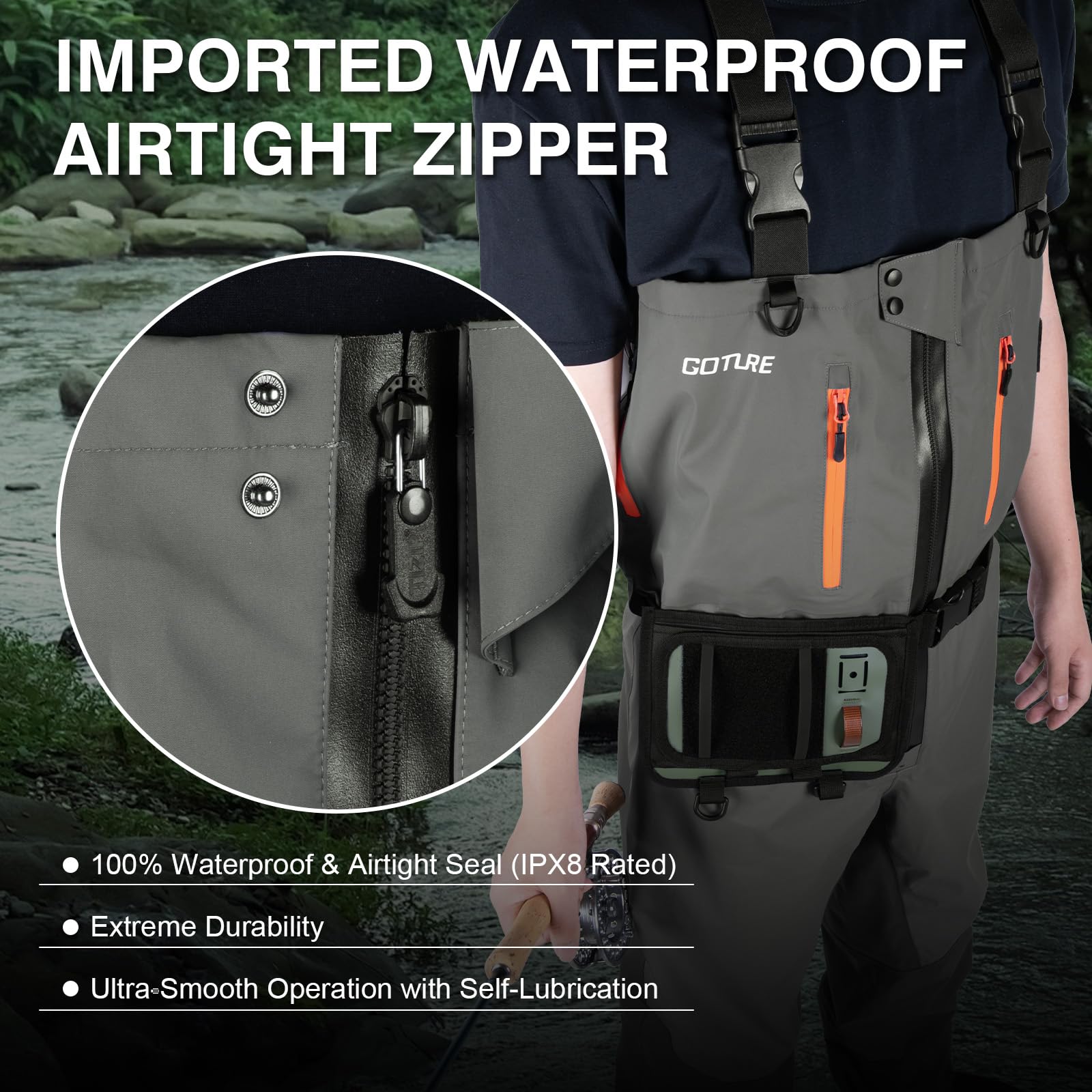 Goture 5 katmanlı su geçirmez  - Fishing Waders incelemesi ve fiyatı